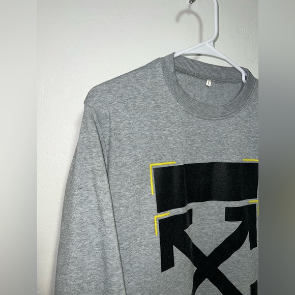 Off-White Gray Sweatshirt - Picture 4 of 9